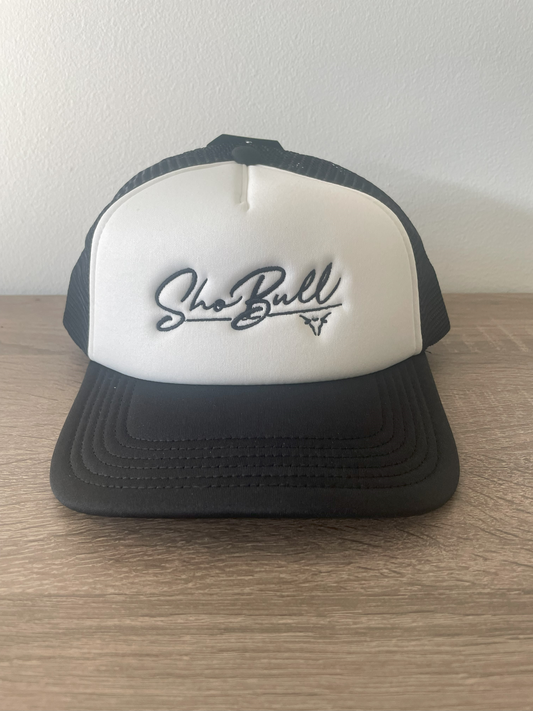 Black and White Trucker Hat